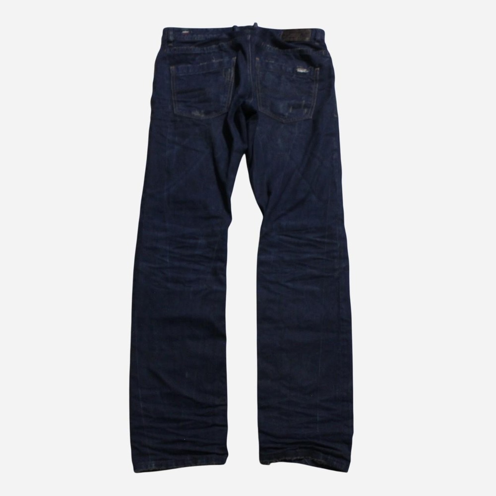 Mens Diesel Braddom Y2K Grunge Punk Skater Streetwear Straight Dark Wash Jeans - Picture 2 of 8
